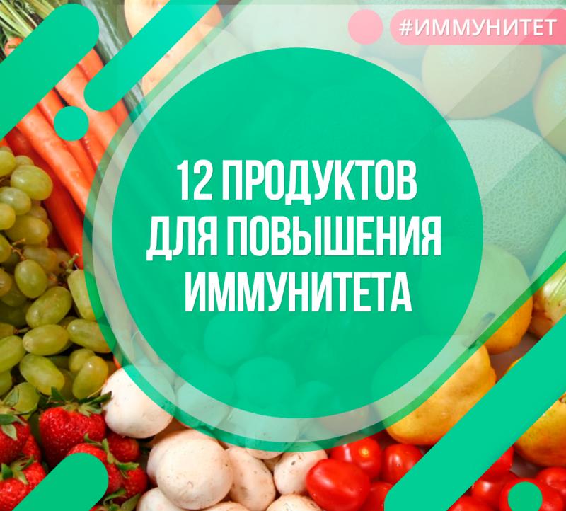 12 продуктов для повышения иммунитета